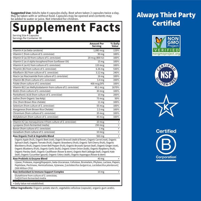 Have af Livet - Vitamin Code pentru Bărbați - 240 capsule - imagine 2