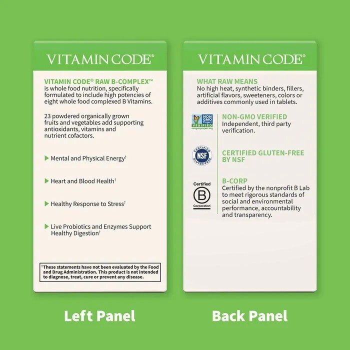 Have af Livet - Complex de Vitamine B Raw, 60 capsule vegane - Billede 3