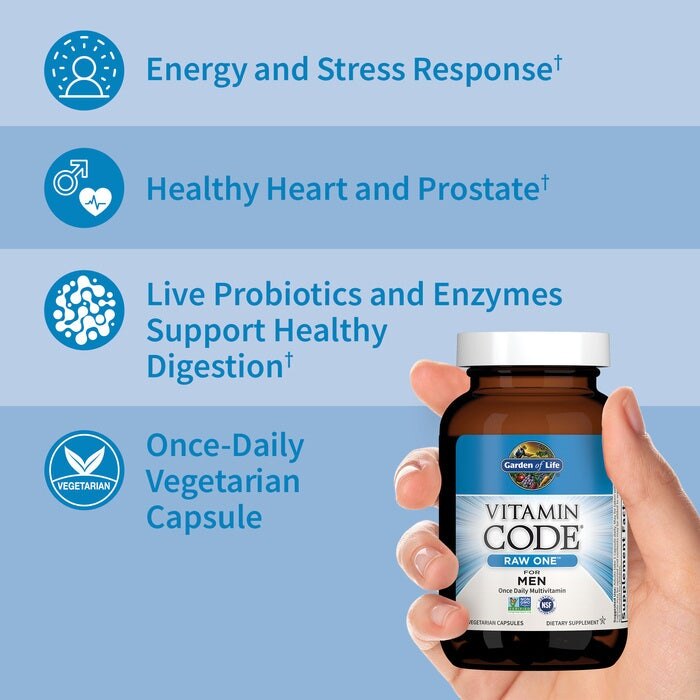 Have af Livet - Vitamin Code RAW ONE pentru Bărbați, 75 capsule - imagine 4