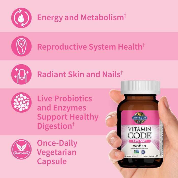 Have af Livet - Vitamin Code RAW ONE pentru Femei - 75 capsule - imagine 4