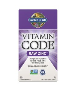 Eco Supplements - Vitamin Code Raw Zinc 60 Capsules