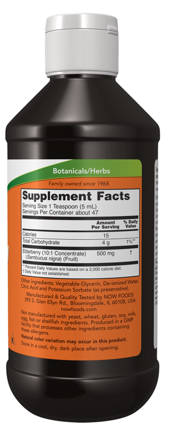 NU Foods - Hyld Lichid, 237 ml - Billede 2