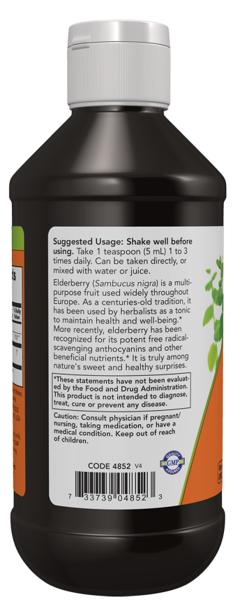 NU Foods - Hyld Lichid, 237 ml - Billede 3