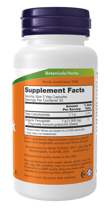 NOW Foods - Semințe de Burrefrø, 500mg - 250 capsule - Billede 2