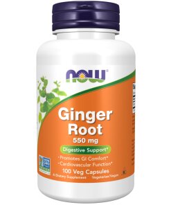 Ginger Root 550 mg Veg Capsules