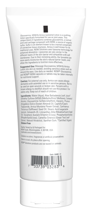 MSM & Arnica Liposome Lotion