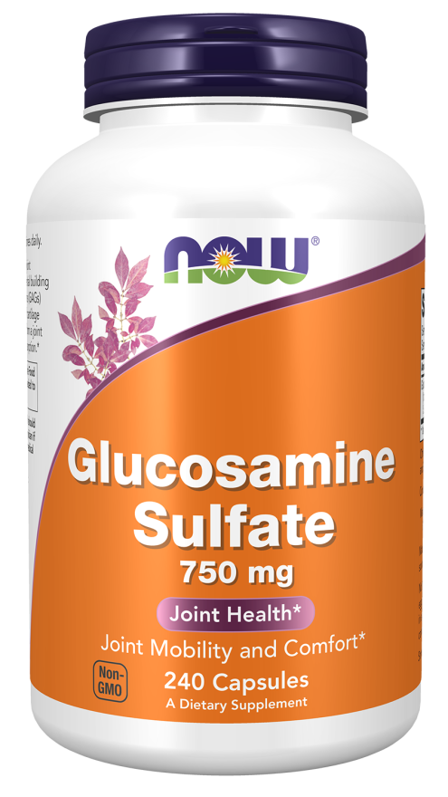 NOW Foods - Sulfat de Glucozamină, 750 mg - 120 capsule - Billede 4