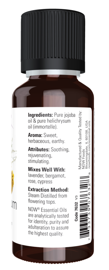 NOW Foods - Ulei esențial de Helichrysum, amestec - 30 ml - imagine 2