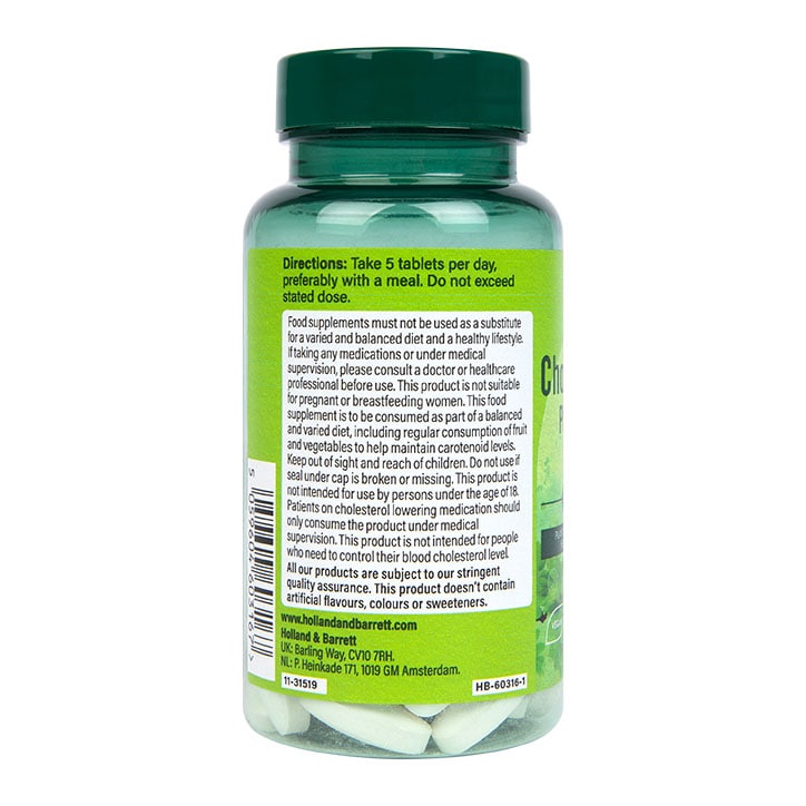 Holland & Barrett - CholestaGuard cu Fitosteroli, 2000 mg - 60 tablete - Billede 2