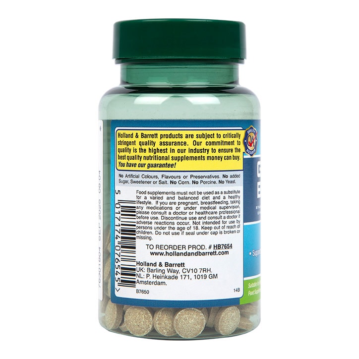 Holland & Barrett - Ginkgo Biloba 60mg, 120 tablete - Billede 3