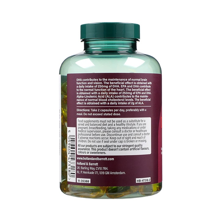 Holland & Barrett - Omega 3-6-9 de Înaltă Putere, 120 capsule - Billede 2