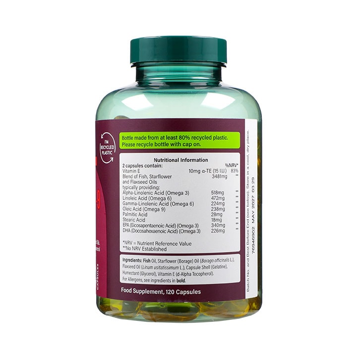 Holland & Barrett - Omega 3-6-9 de Înaltă Putere, 120 capsule - Billede 3