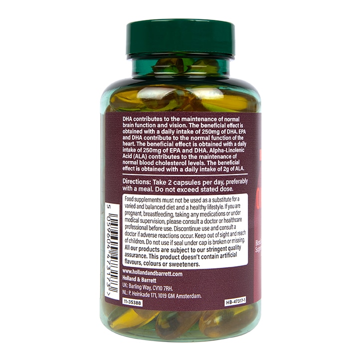 Holland & Barrett - Omega 3-6-9 de Înaltă Putere, 60 capsule - Billede 2