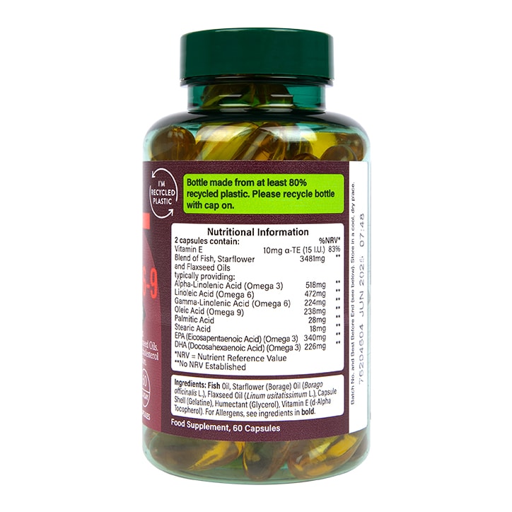 Holland & Barrett - Omega 3-6-9 de Înaltă Putere, 60 capsule - Billede 3