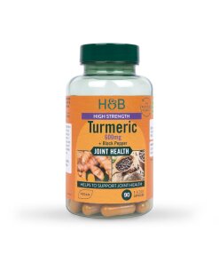 Holland & BarrettHigh Strength Turmeric 600mg with Black Pepper 90 Capsules(1917)Everyday HealthJoints