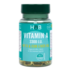 Holland & BarrettVitamin A 3330IU + Vit D & Cod Liver Oil 90 Capsules(47)Everyday HealthImmunity