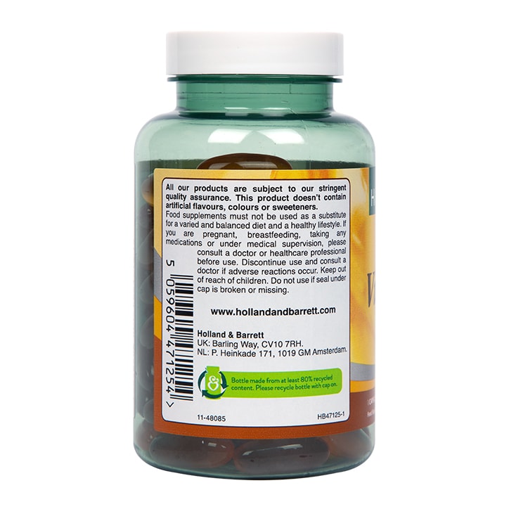 Holland & Barrett - Vitamina E Naturală, 1000 UI - 90 capsule - Billede 2