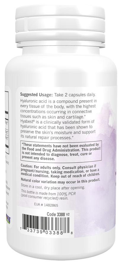 NOW Foods - Hidratare de Urgență - 60 capsule - imagine 3