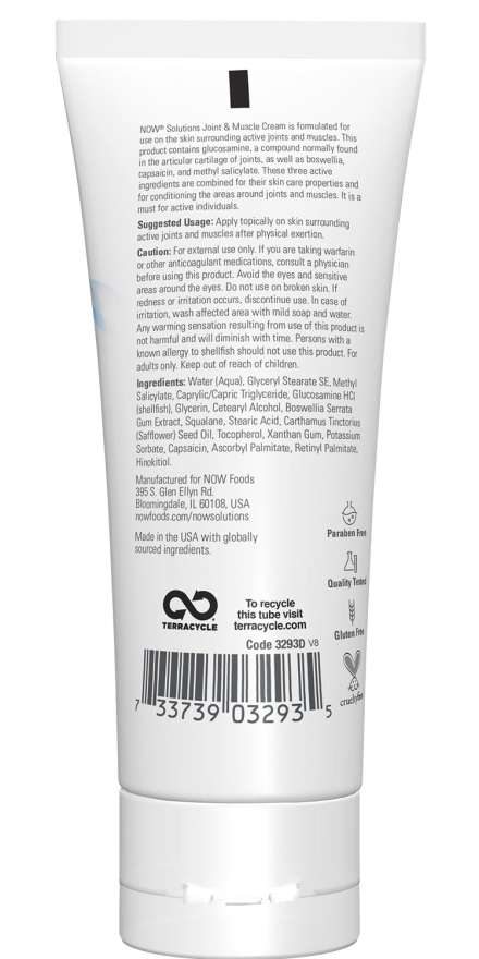 NOW Foods - Cremă pentru articulații și mușchi - 118 ml - Billede 2