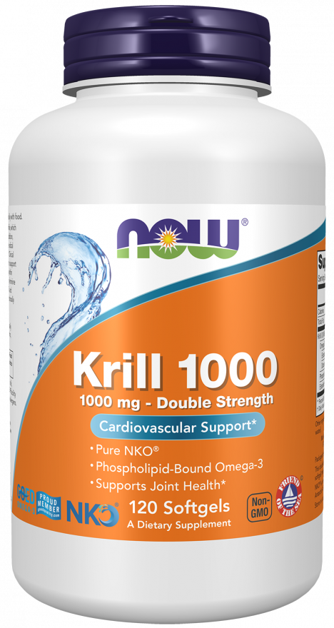 NOW Foods - Ulei de Krill, 1000mg Dublă Putere - 60 capsule moi - Billede 4