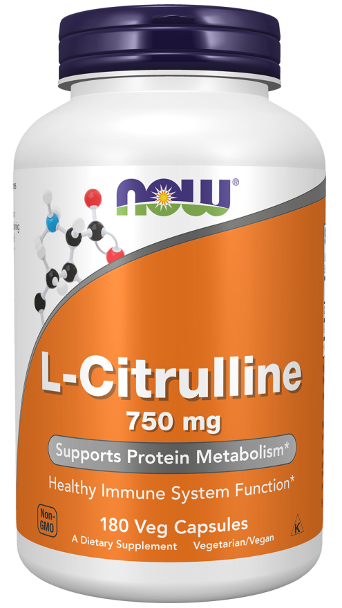 NOW Foods - L-Citrulină, 750 mg - 90 capsule - Billede 2