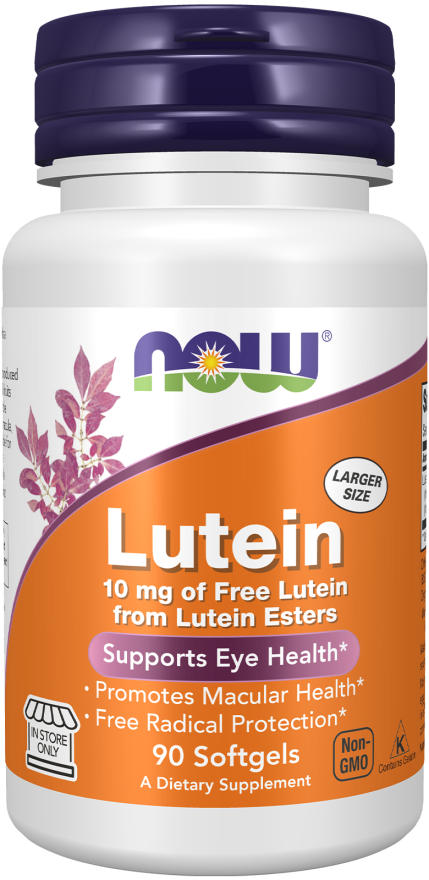 NOW Foods - Luteină, 10 mg - 60 capsule moi - Billede 4