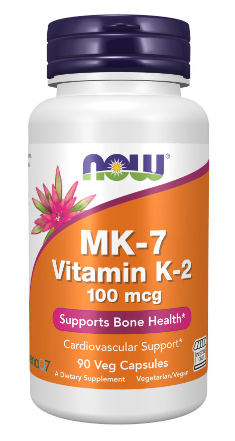 NOW Foods - Vitamina K-2 MK-7, 100mcg, 60 capsule - Billede 4