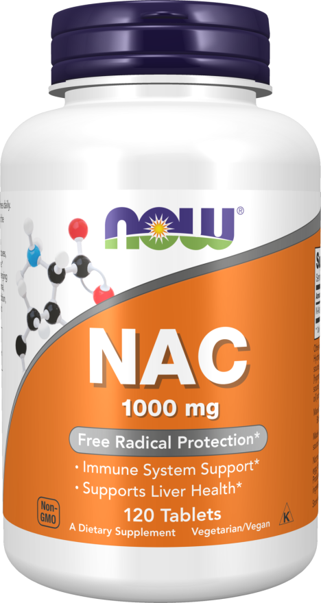 NOW Foods - NAC, 1000mg - 120 tablete - Billede 4