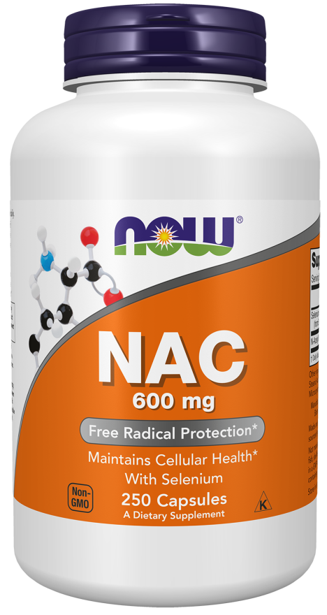 NOW Foods - NAC cu seleniu, 600 mg, 250 capsule - Billede 4