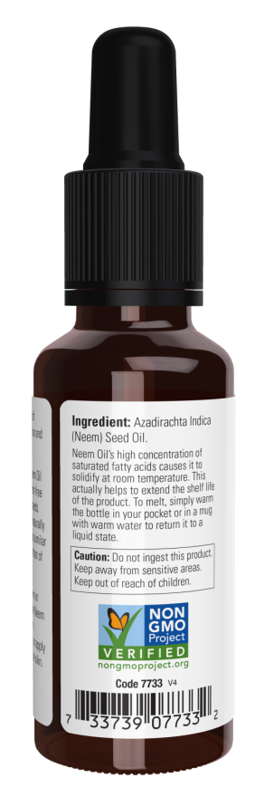 NOW Foods - Ulei de Neem 100% pur, 30 ml - Billede 3