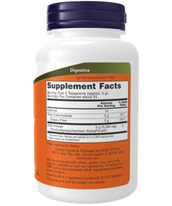 NOW Foods - NutraFlora FOS, Pudră Solubilă - 113g