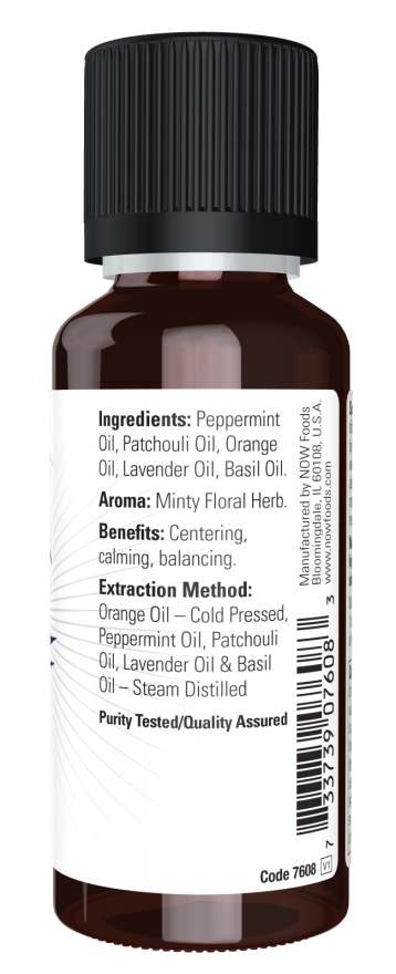 NOW Foods - Amestec de Uleiuri Esențiale Peace & Harmony, 30 ml - imagine 2