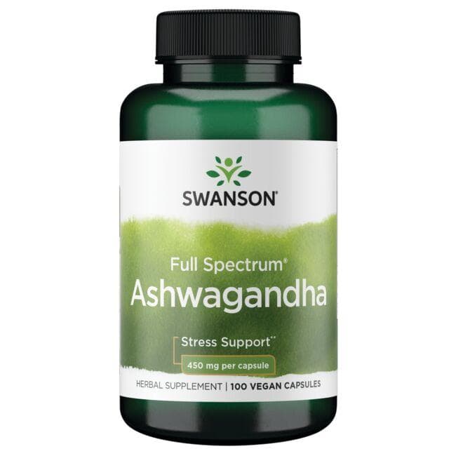 SWANSON Ashwagandha 450mg 100caps