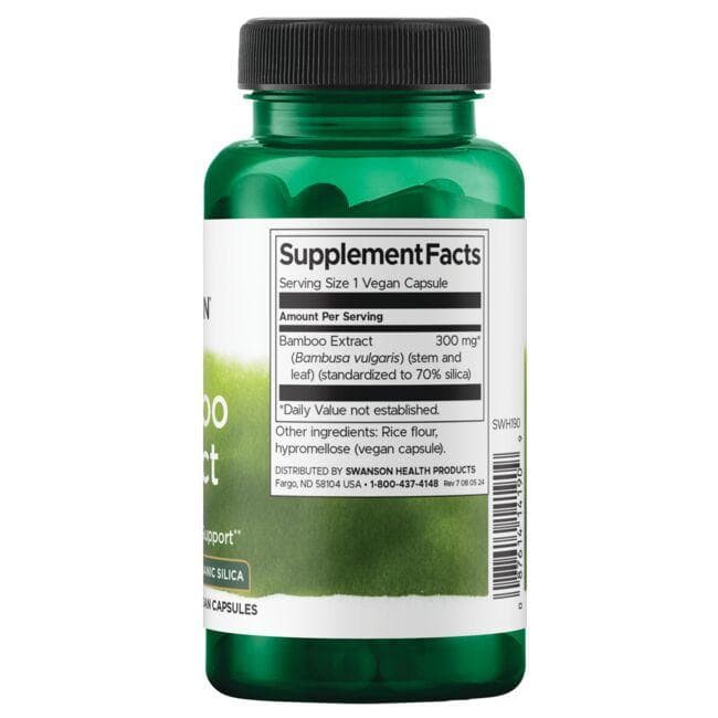 Swanson – Extract de bambus, 60 capsule - imagine 2