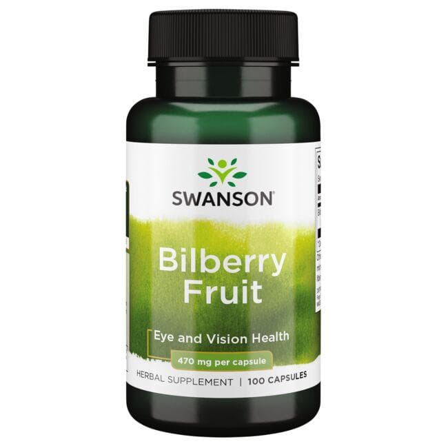 SWANSON Bilberry Fruit 470mg 100kaps