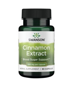 SWANSON Cynamon extrakt 90kaps