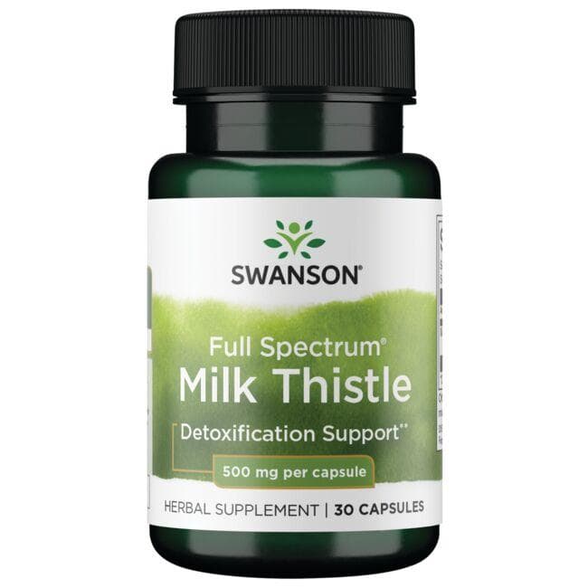 SWANSON FS Milk Thistle 500mg 30 kaps