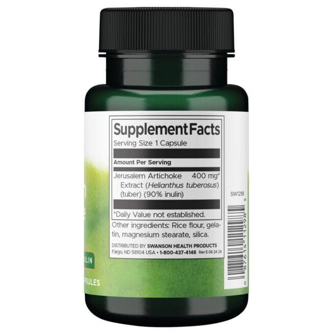 Swanson - Prebiotic din topinambur 400 mg, 60 capsule - Billede 2