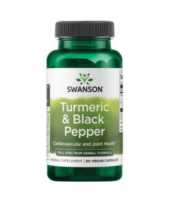 SWANSON FS Turmeric Czarny pieprz 60 kaps