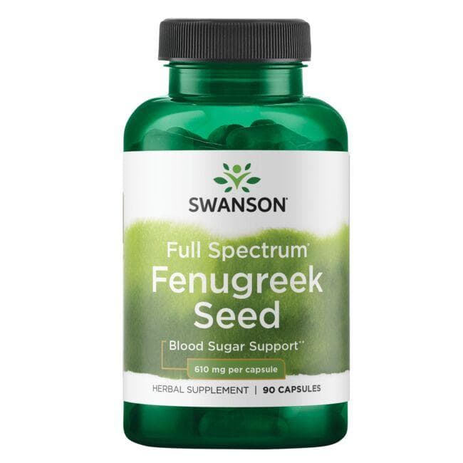 SWANSON Fenugreek (Kozieradka) 610mg 90 kaps
