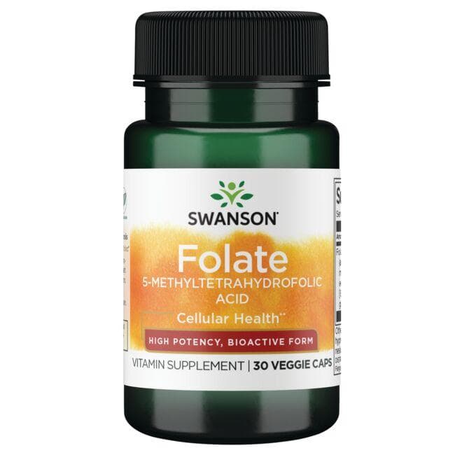 SWANSON Folian Quatrefolic 800mcg 30kaps