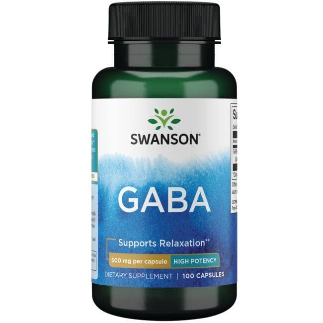 SWANSON GABA 500mg 100 kaps