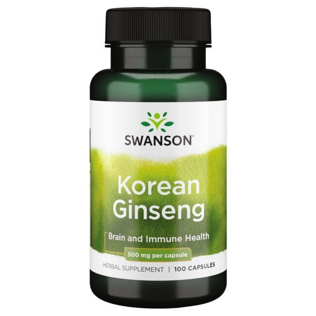 SWANSON Ginseng - ¯eñ-Szeñ 500mg 100 kaps