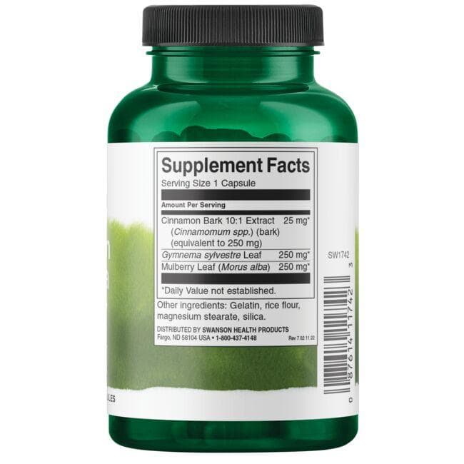 Swanson - Complex de Gymnema și Morbær, 120 capsule - Billede 3