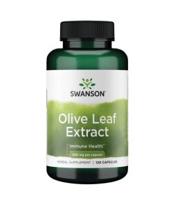 SWANSON Olive leaf Extract 500mg 120 kaps