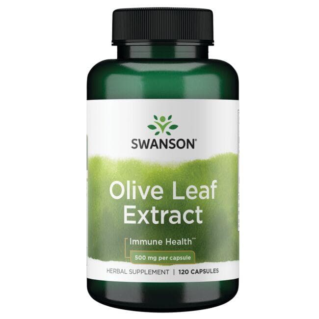 SWANSON Olive leaf Extract 500mg 120 kaps