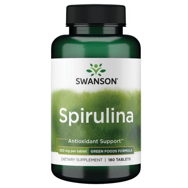 SWANSON Spirulina 500mg 180tab