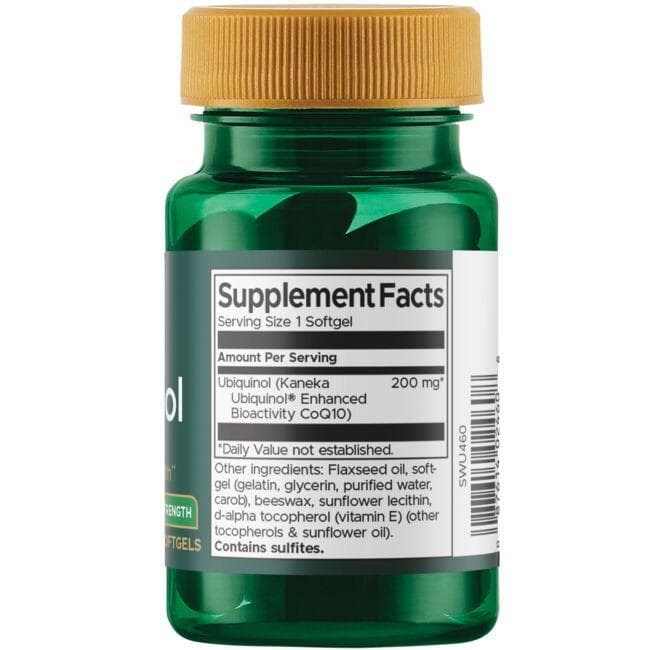 Swanson - Ubiquinol 200 mg, 30 capsule - imagine 2