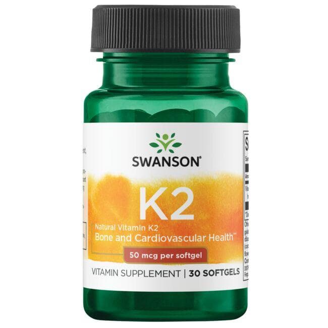 SWANSON Witamina K2 naturalna 50mcg 30 ¿el