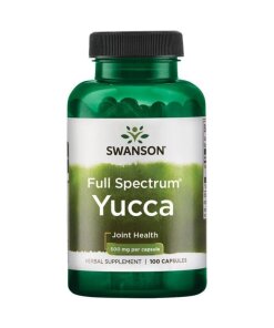 SWANSON Yucca 500mg 100 kaps